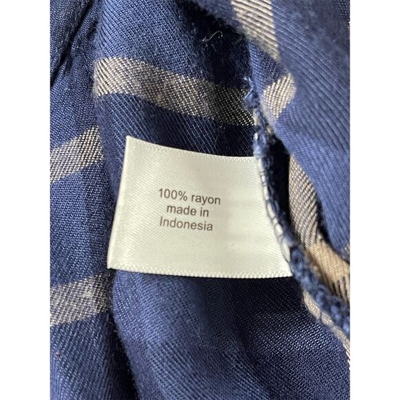 Lane Bryant Women's Plus Size 26 Plaid Tunic Blue Tan Casual - Picture 9 of 10